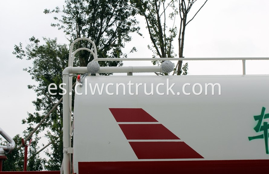 water tank truck side